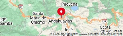 Map of Andahuaylas,Peru